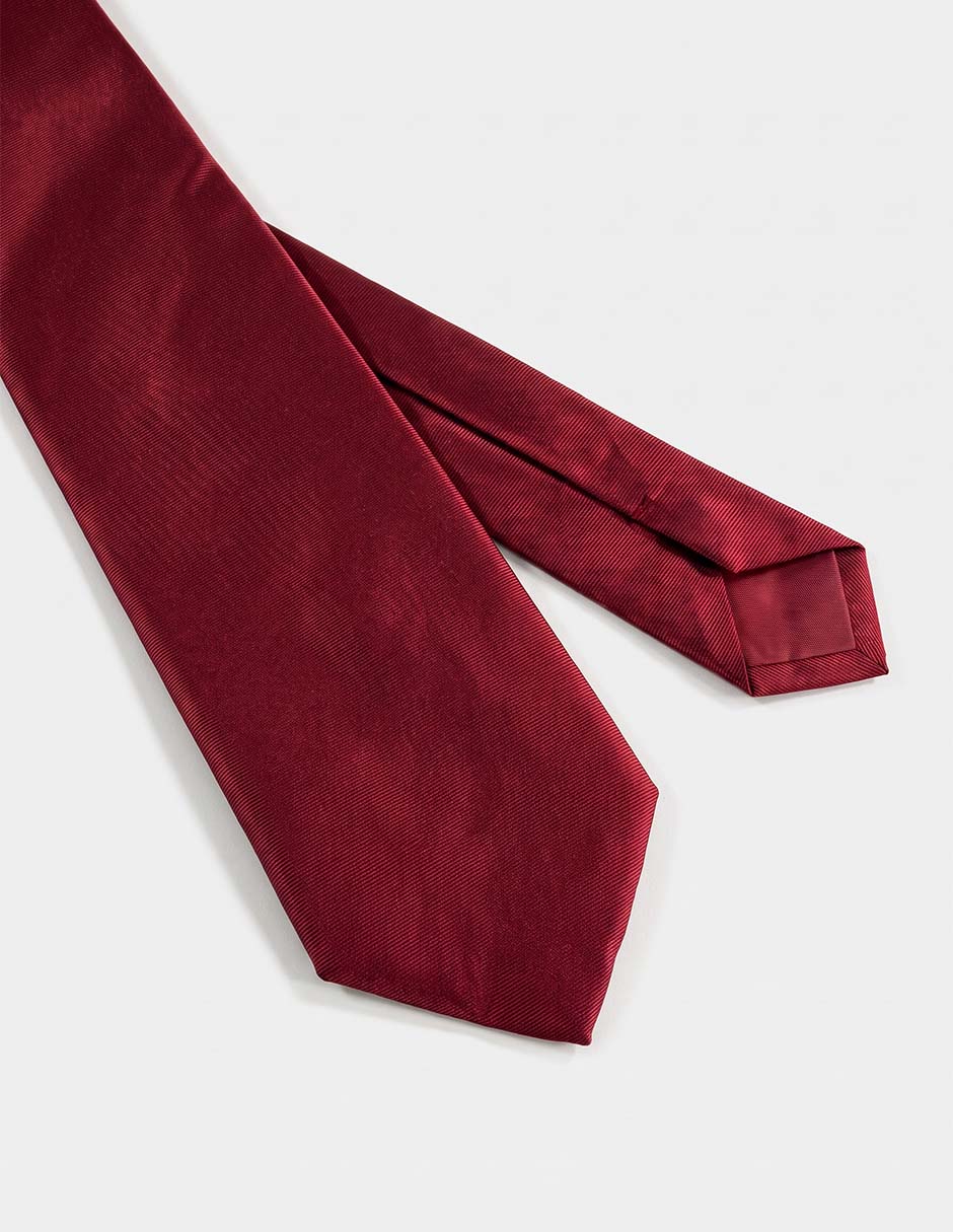 Corbata regular de seda para hombre
