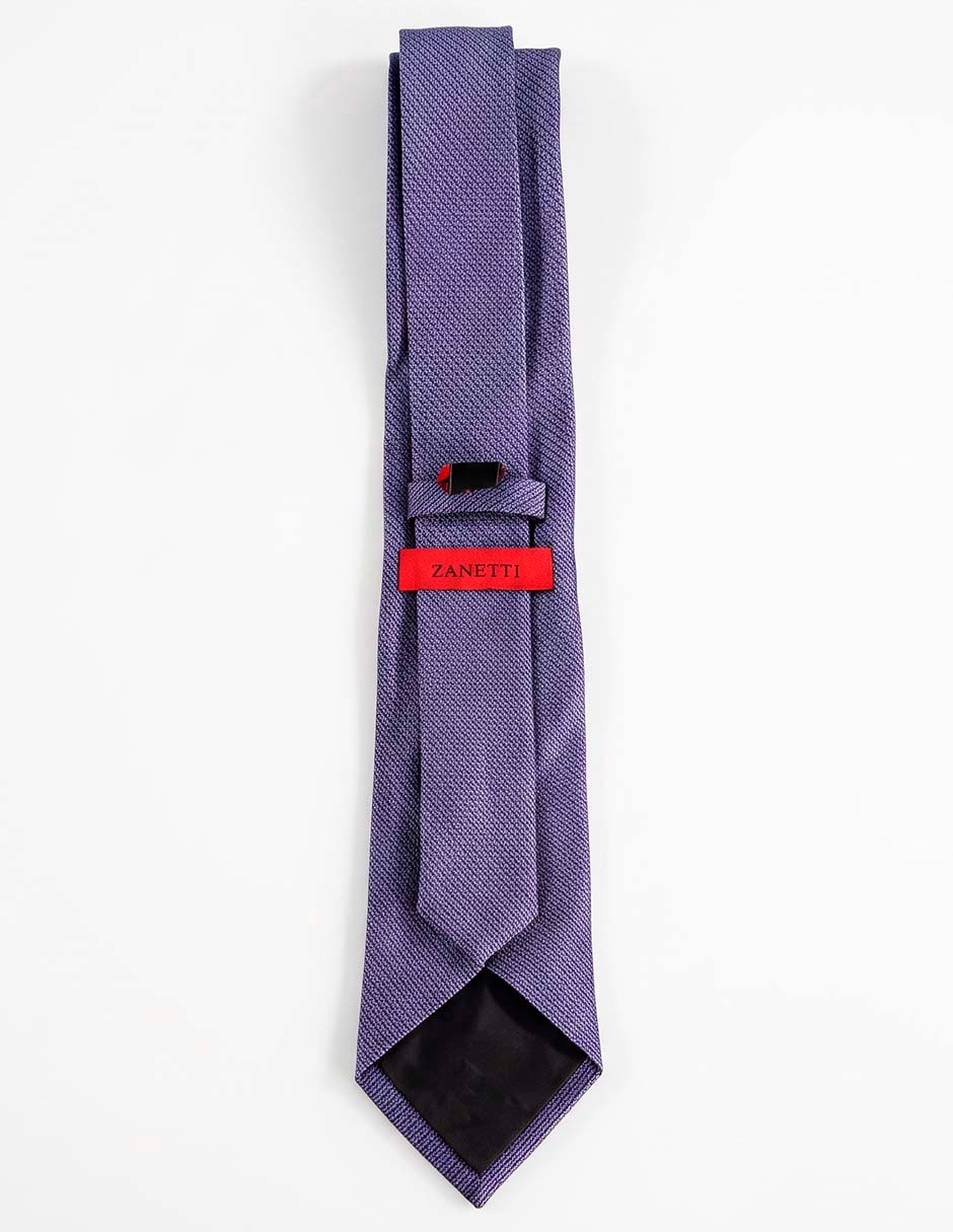Corbata regular de seda para hombre