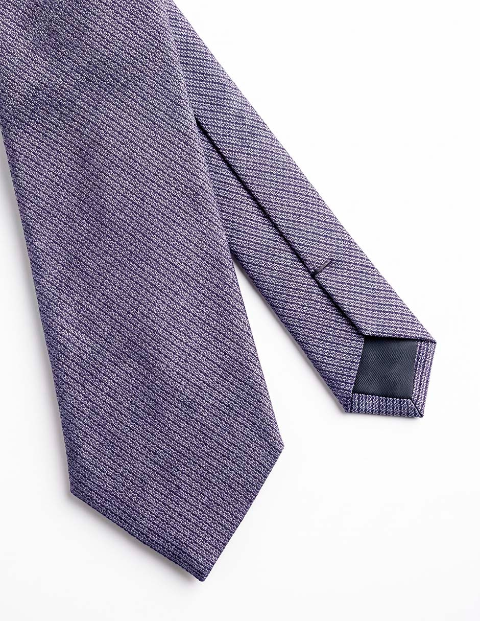 Corbata regular de seda para hombre