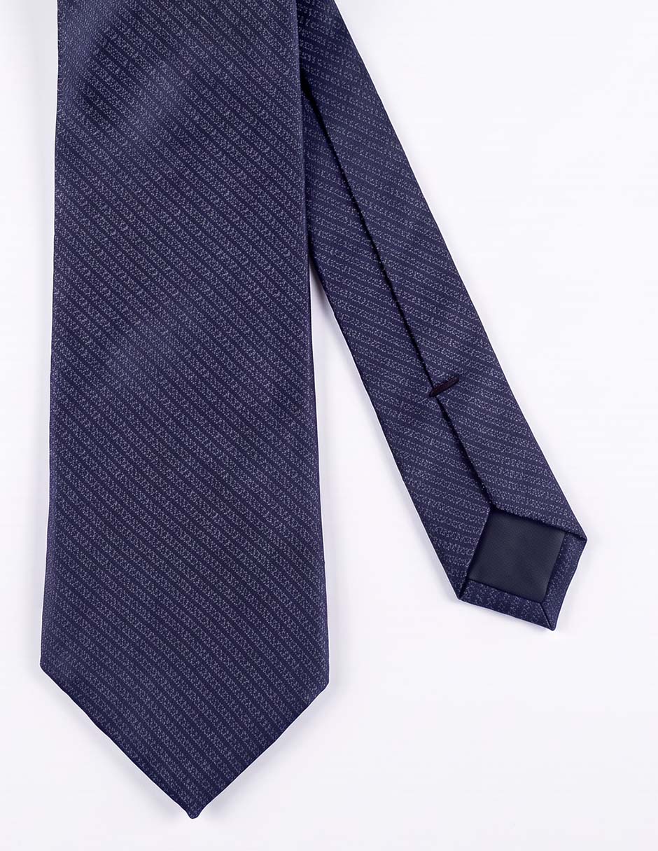 Corbata slim (4-6 cm) de seda estampado jacquard para hombre 3