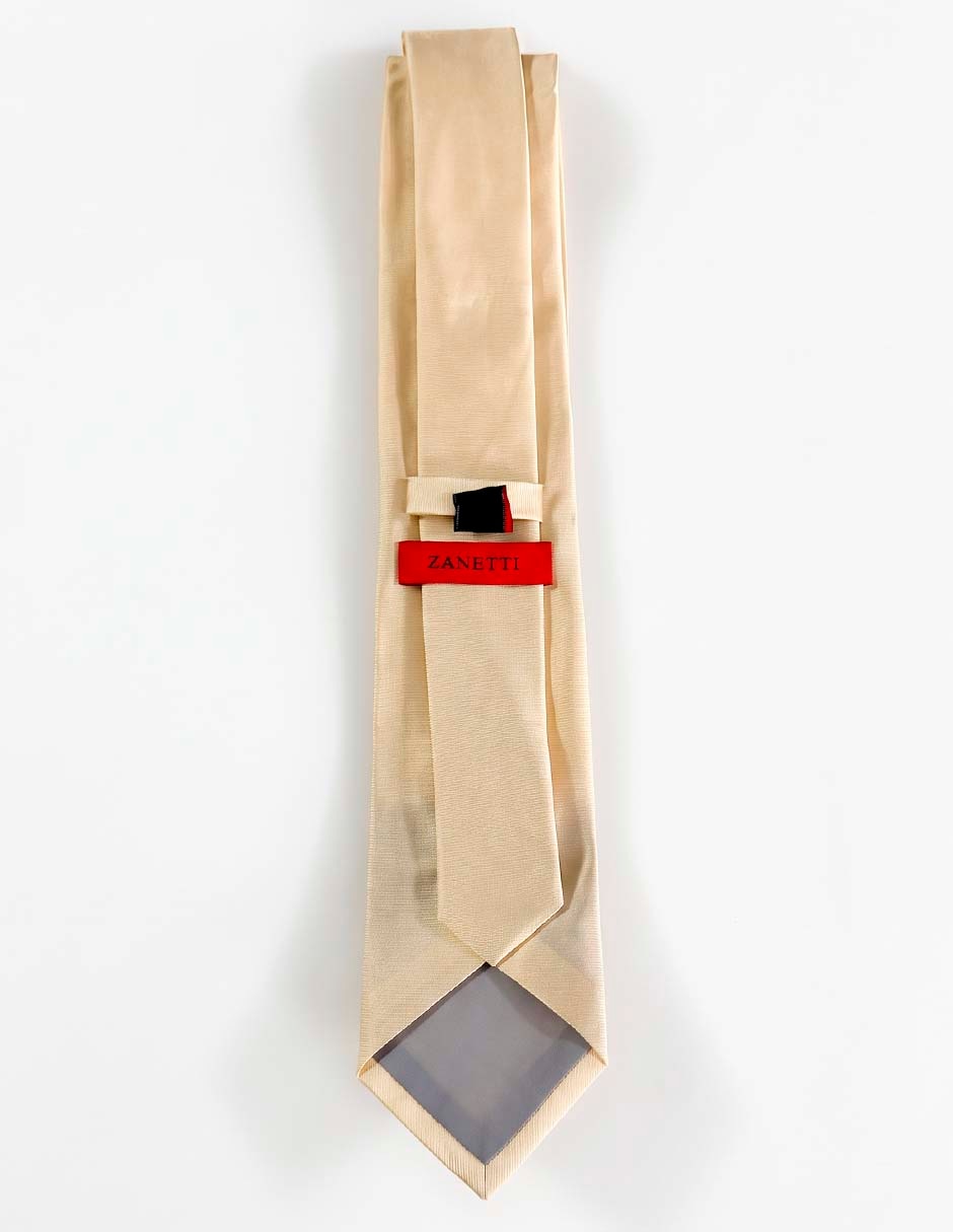 Corbata regular de seda estampado a rayas para hombre