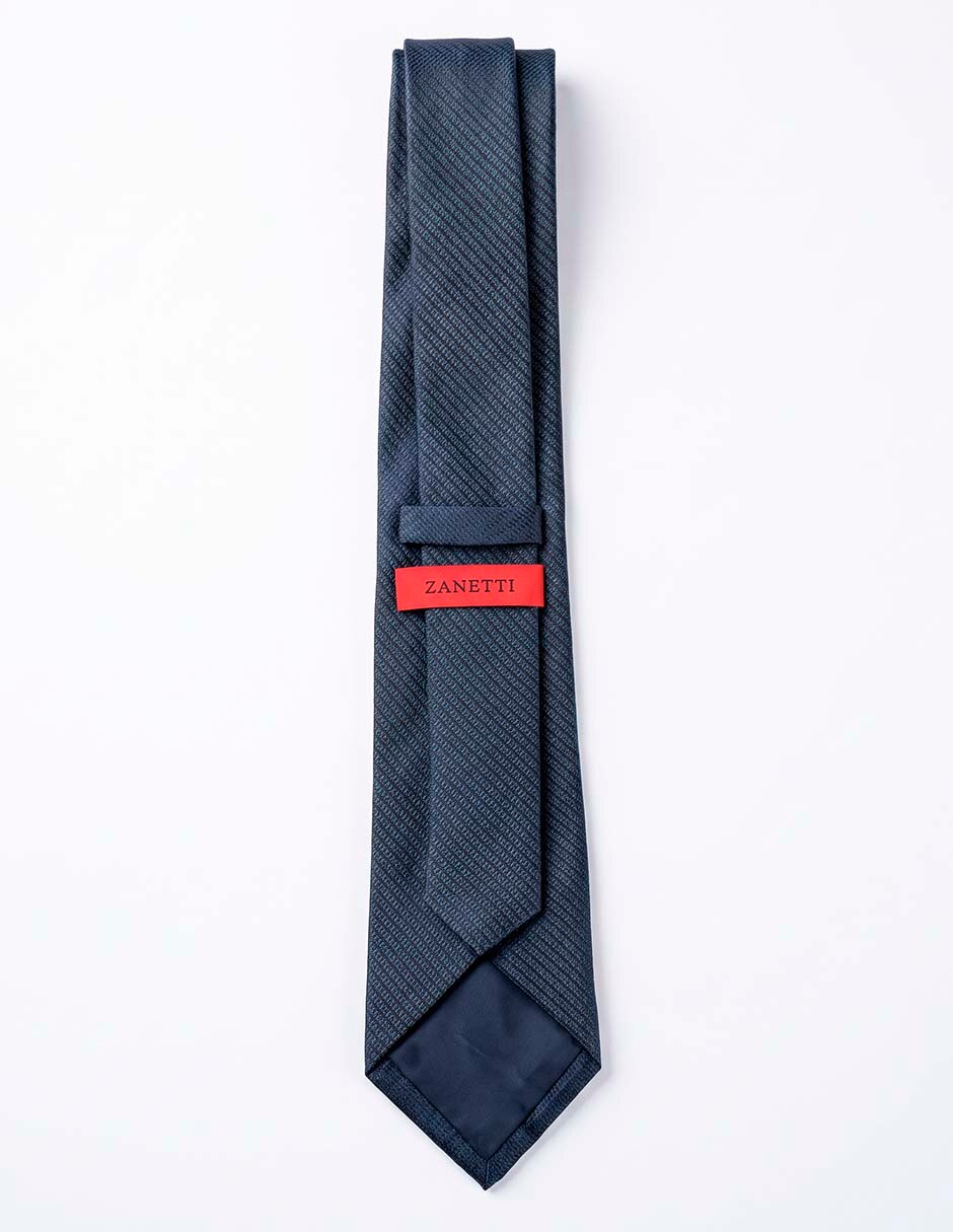 Corbata slim (4-6 cm) de seda estampado jacquard para hombre 2