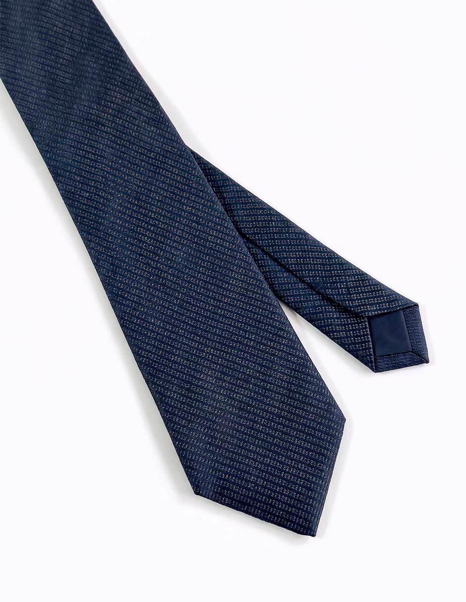 Corbata slim (4-6 cm) de seda estampado jacquard para hombre 3