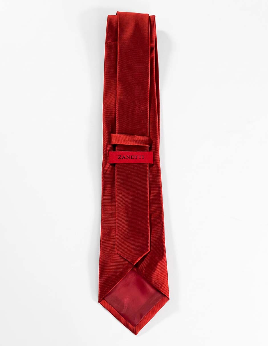 Corbata slim de seda estampado a rayas para hombre 2