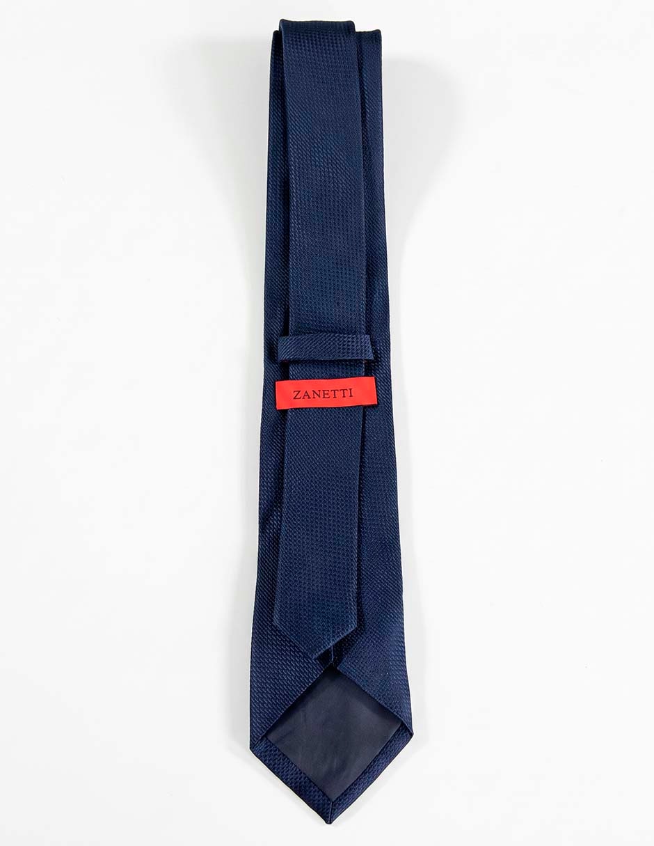 Corbata slim de seda estampado texturizado para hombre