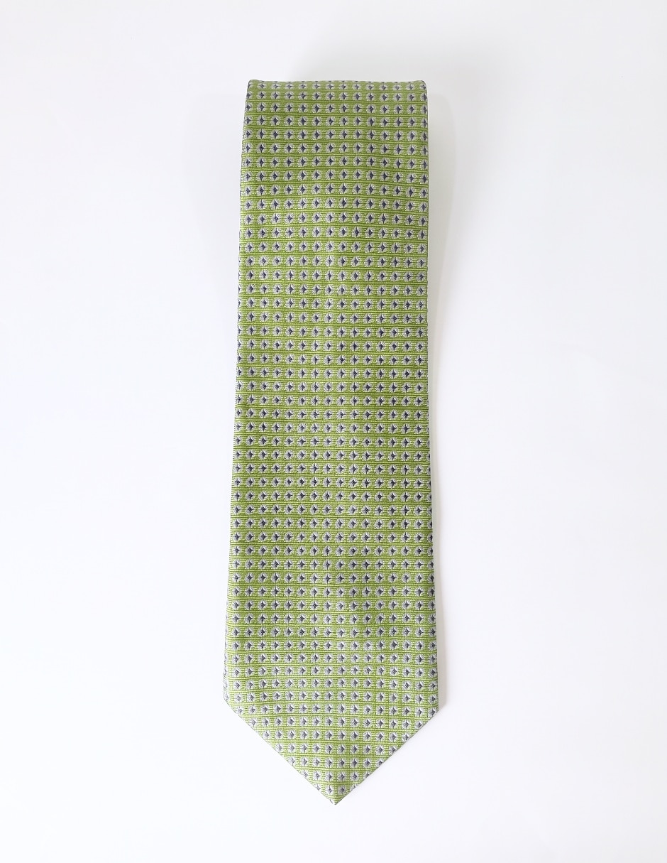 Corbata slim (4-6 cm) de seda estampado floral para hombre 4