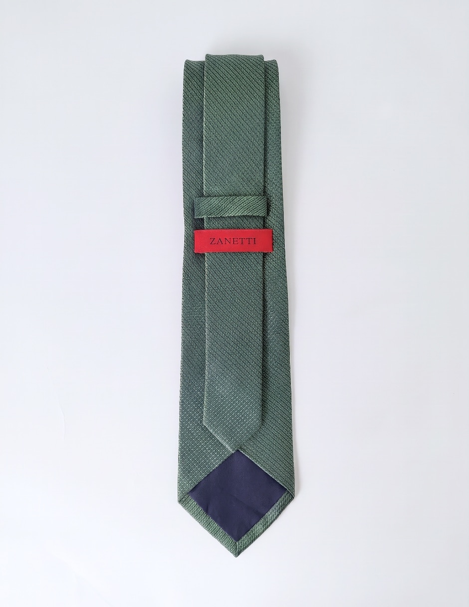 Corbata slim (4-6 cm) de seda estampado jacquard para hombre 2