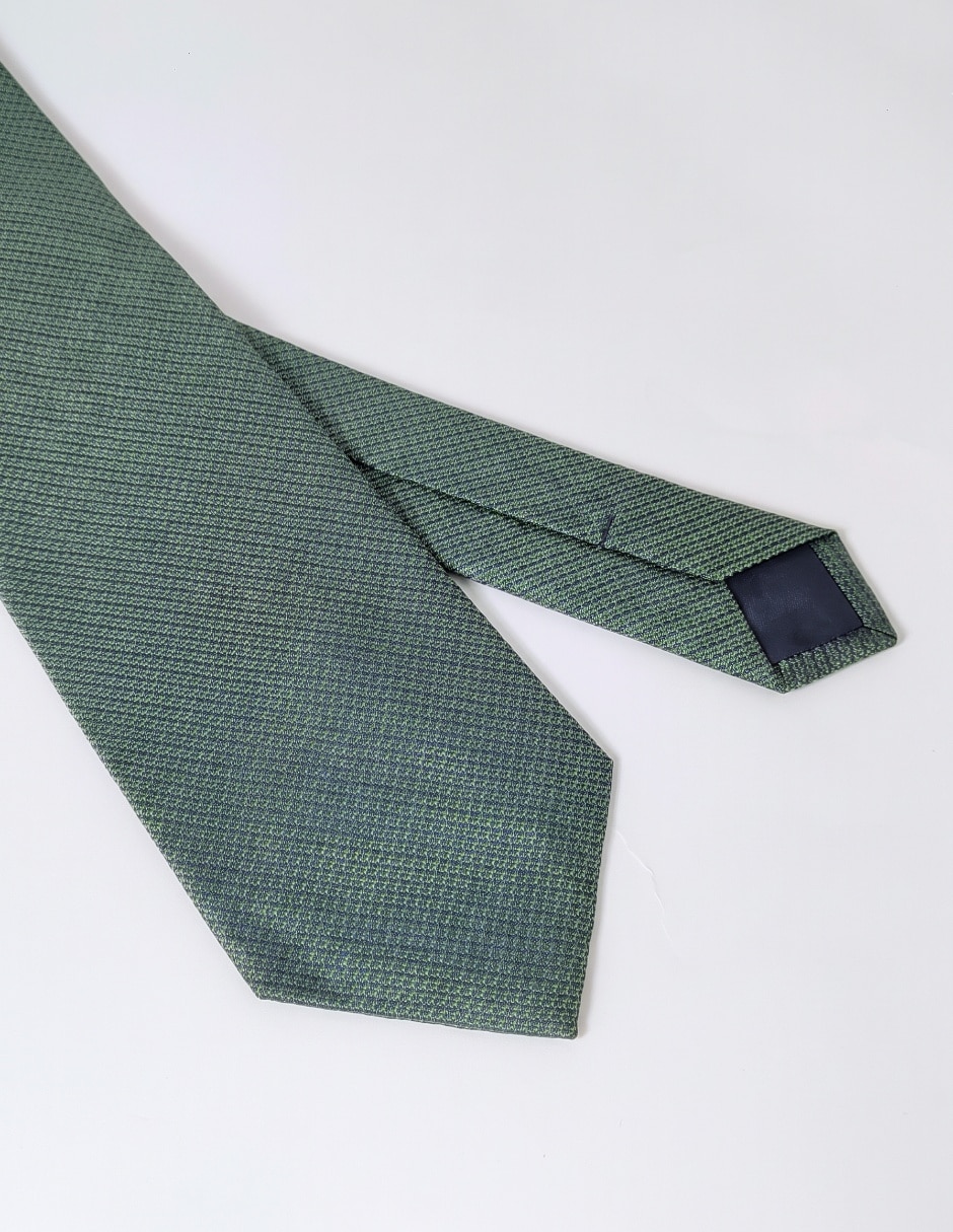 Corbata slim (4-6 cm) de seda estampado jacquard para hombre 3