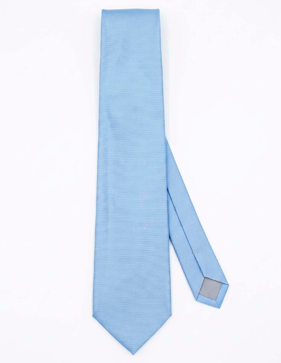 Corbata slim de seda estampado a rayas para hombre