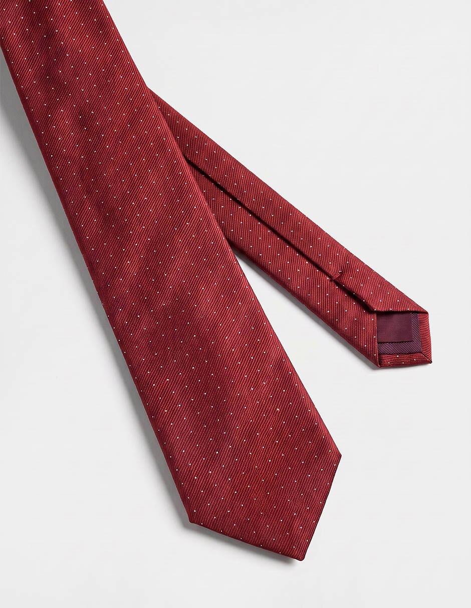Corbata calderoni regular de seda para hombre