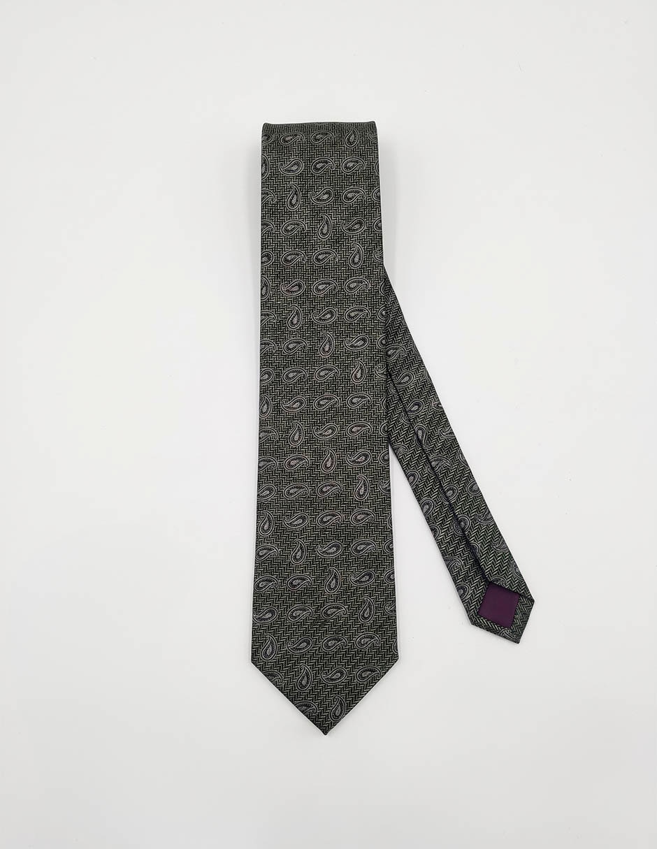Corbata regular de seda para hombre
