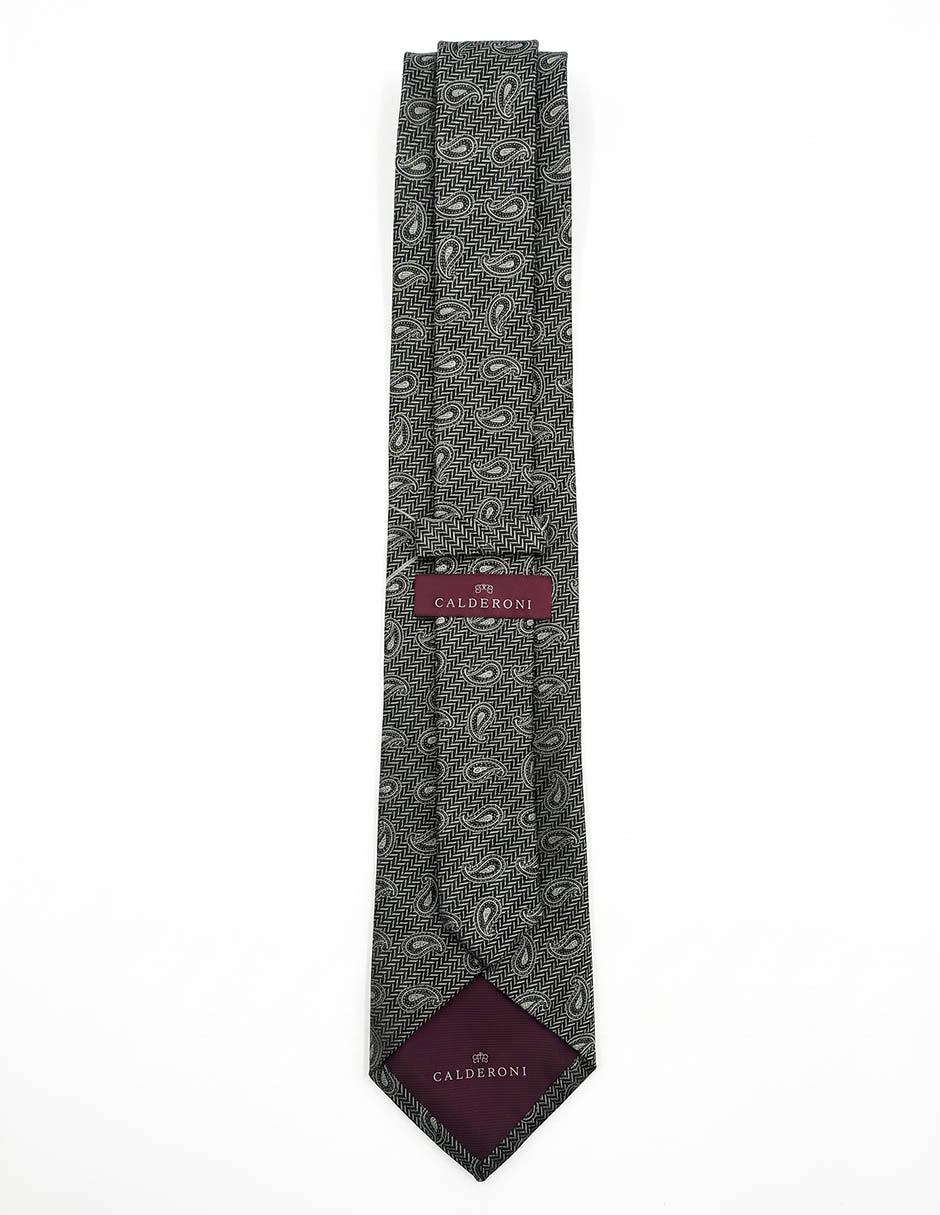 Corbata regular de seda para hombre 3