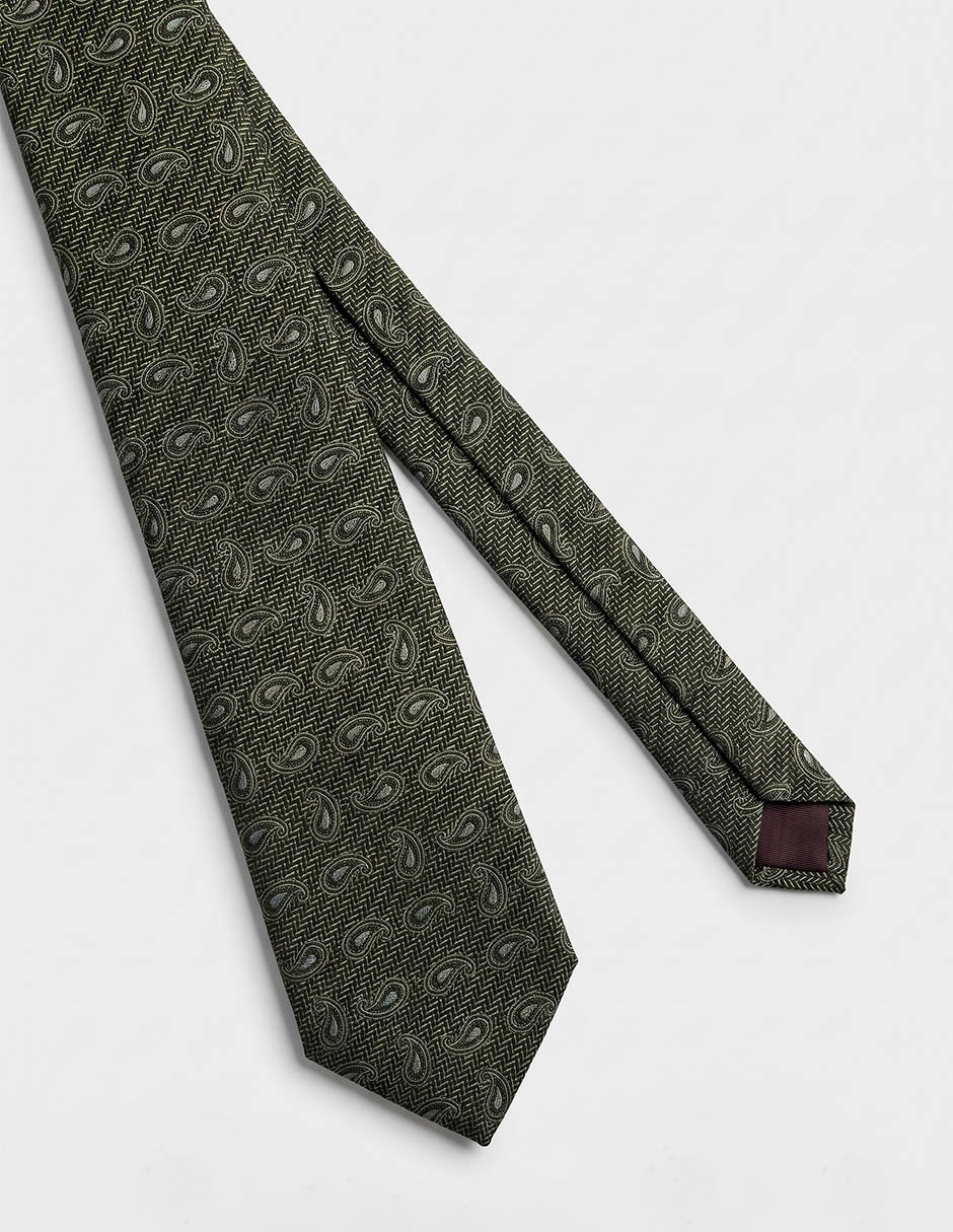 Corbata regular de seda para hombre 2