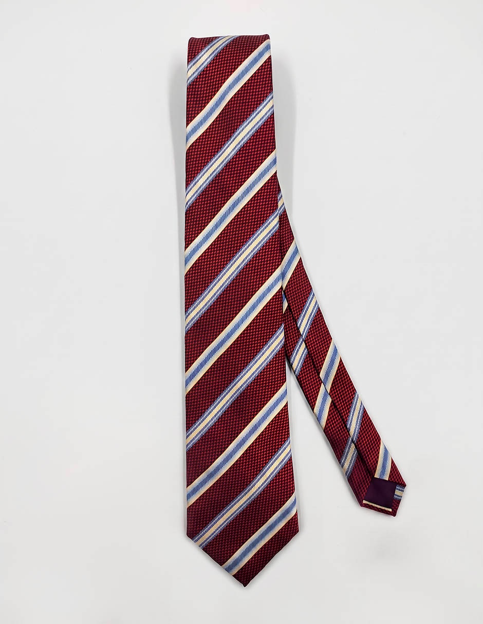 Corbata regular de seda para hombre 1