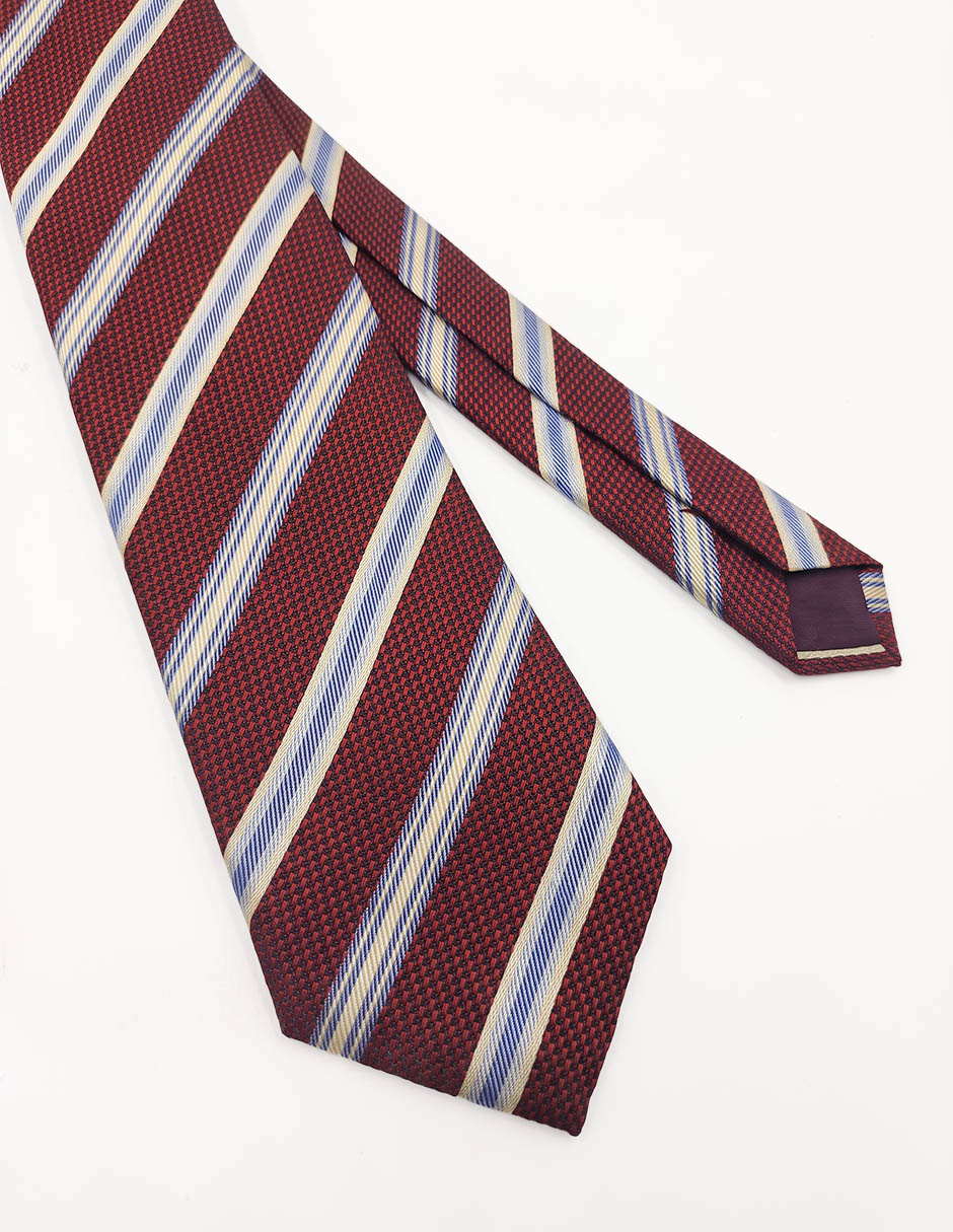 Corbata regular de seda para hombre