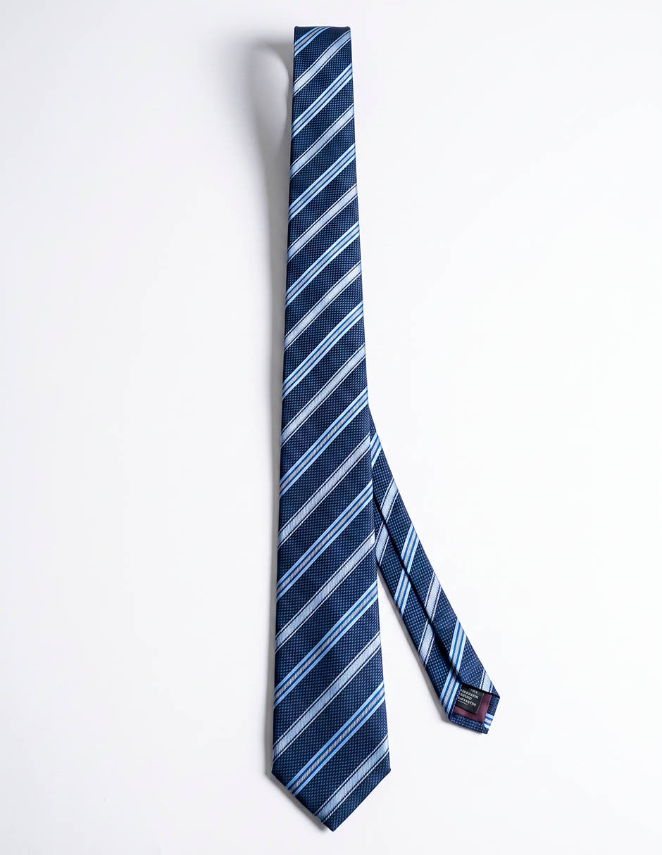 Corbata calderoni regular de seda para hombre