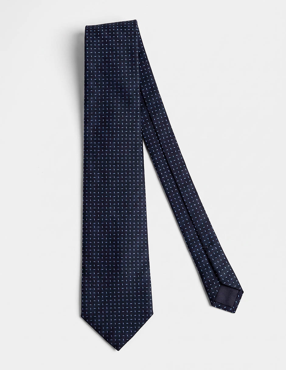Corbata calderoni regular de seda para hombre