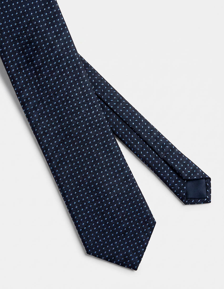 Corbata calderoni regular de seda para hombre