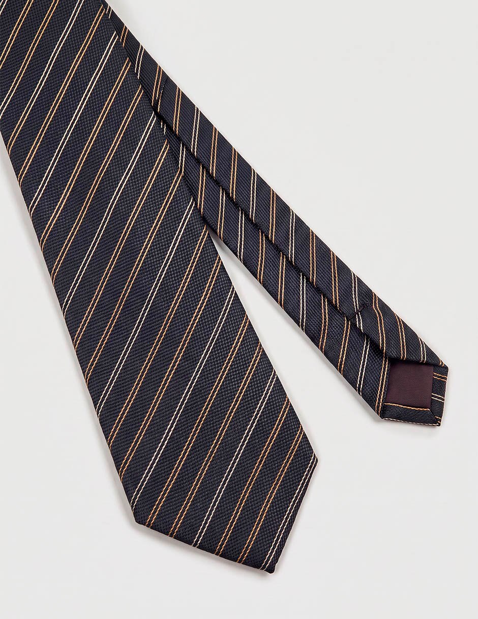 Corbata calderoni regular de seda para hombre