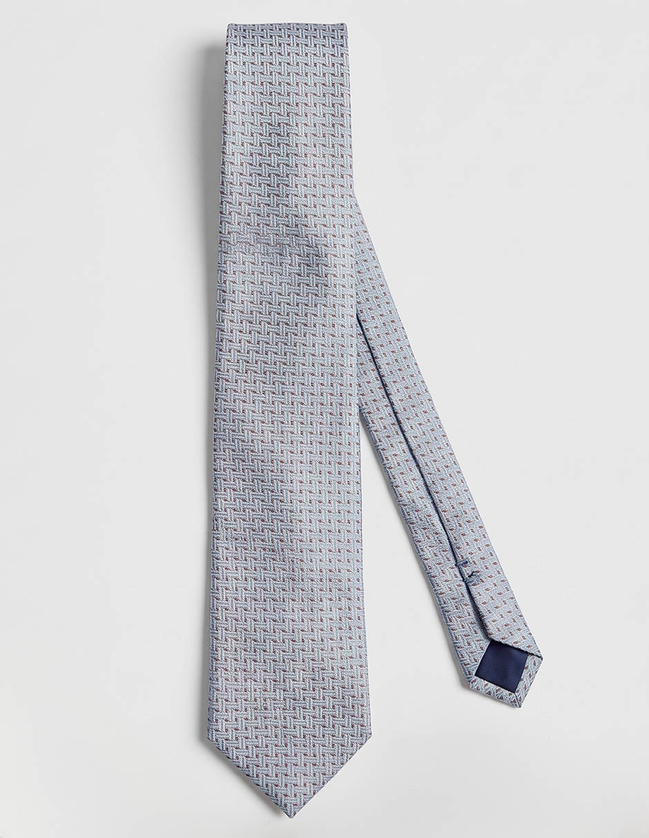 Corbata regular de seda para hombre