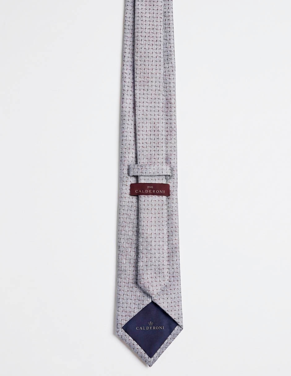 Corbata regular de seda estampado diferentes diseños para hombre 3