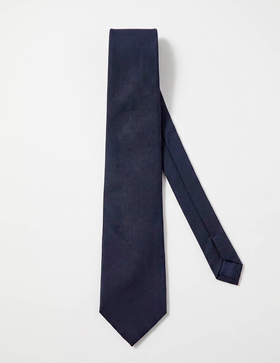 Corbata calderoni regular de seda para hombre