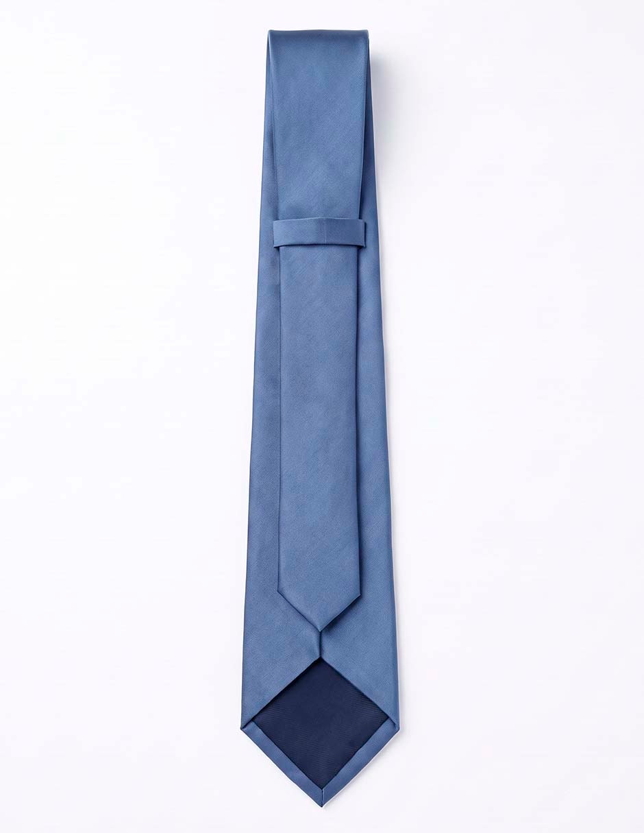Corbata de seda estampado liso para hombre 3