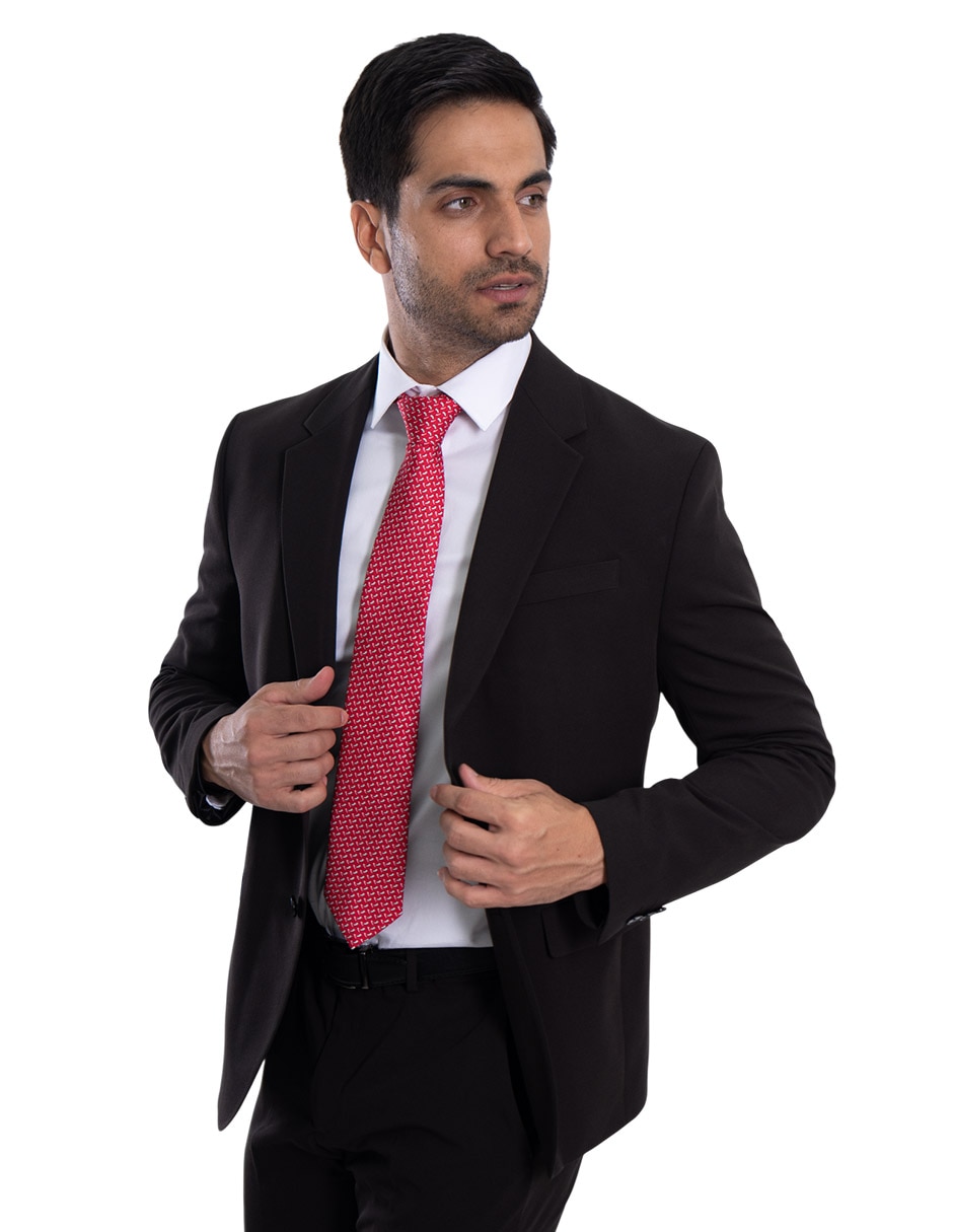 Corbata P Covalin regular de seda para hombre