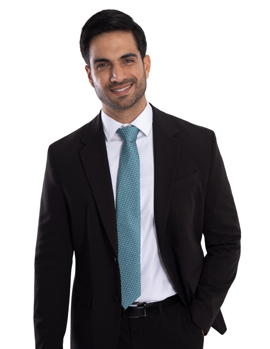 Corbata P Covalin regular de seda para hombre