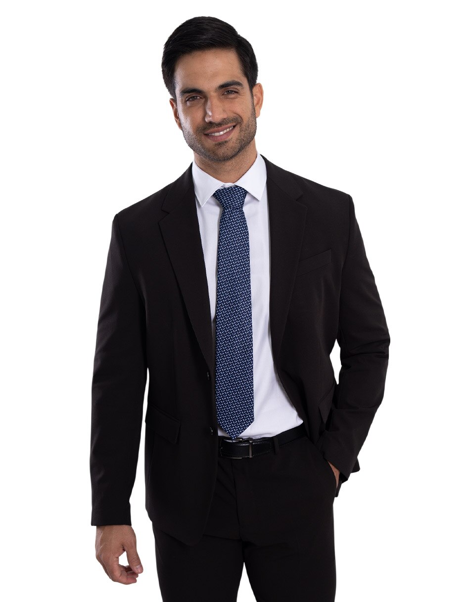 Corbata regular de seda para hombre 4