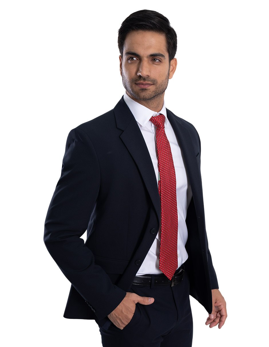 Corbata P Covalin regular de seda para hombre