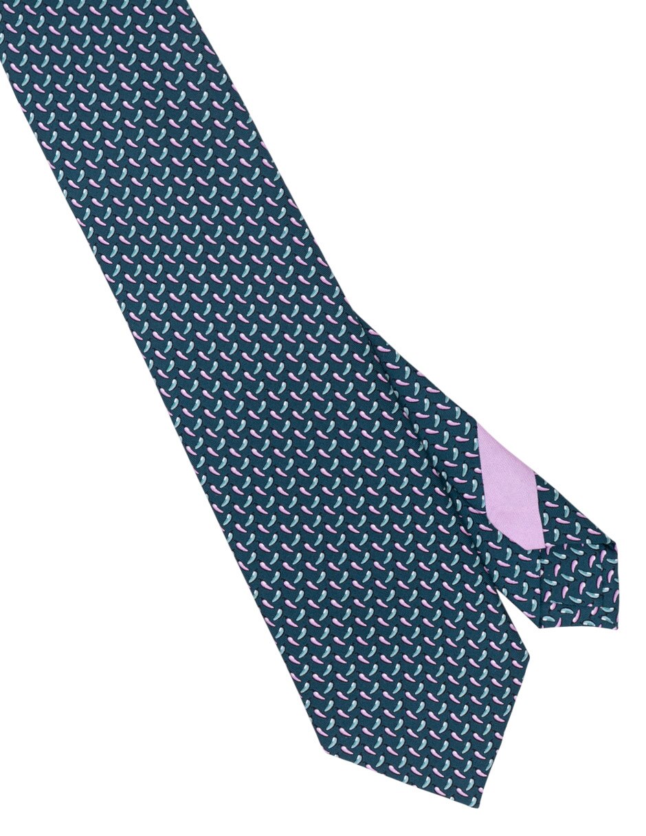 Corbata P Covalin regular de seda para hombre