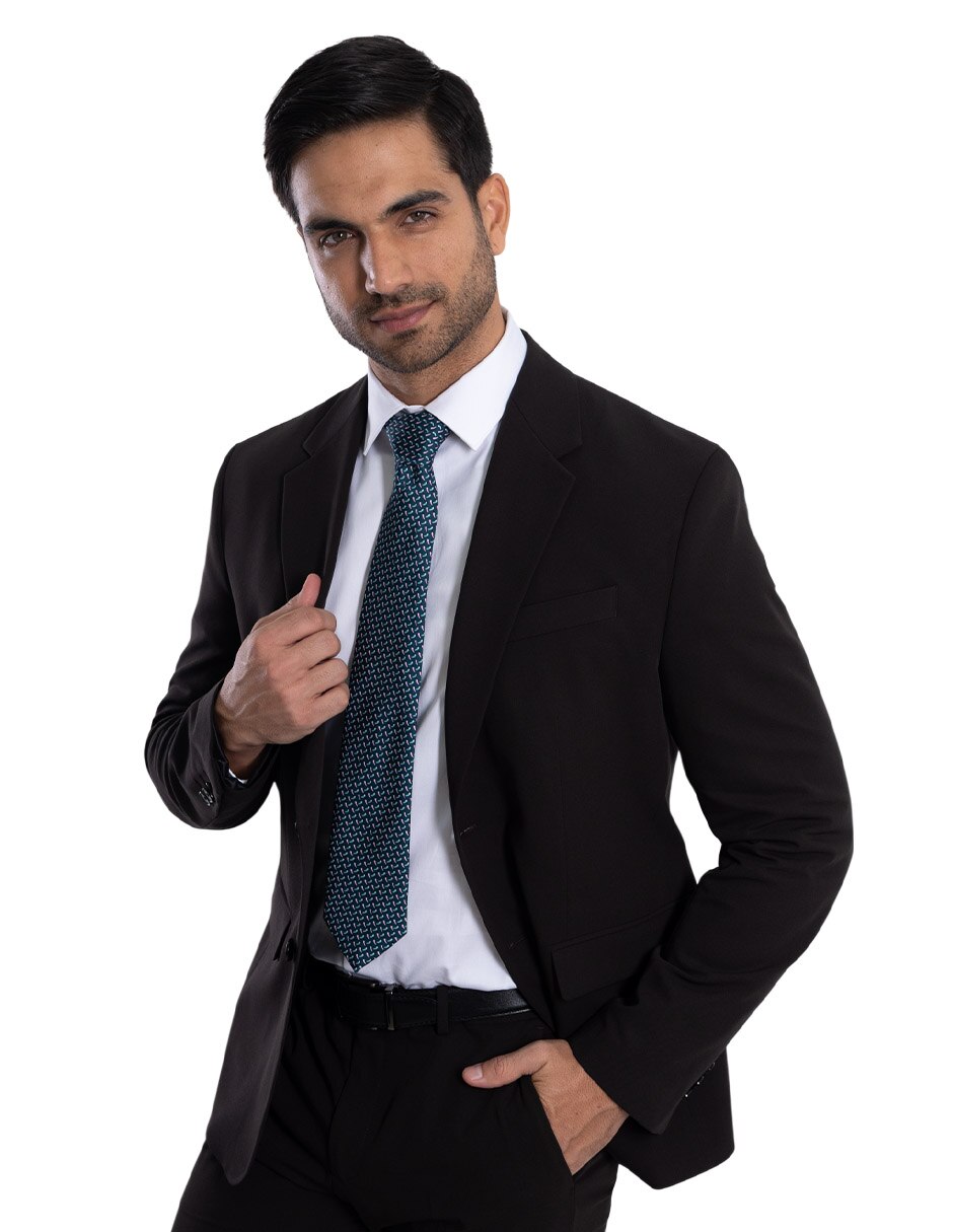 Corbata P Covalin regular de seda para hombre