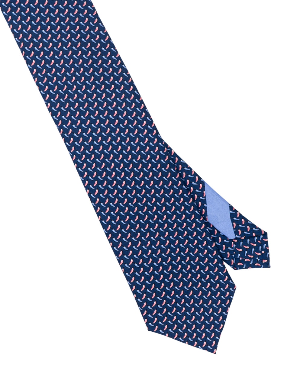 Corbata P Covalin regular de seda para hombre