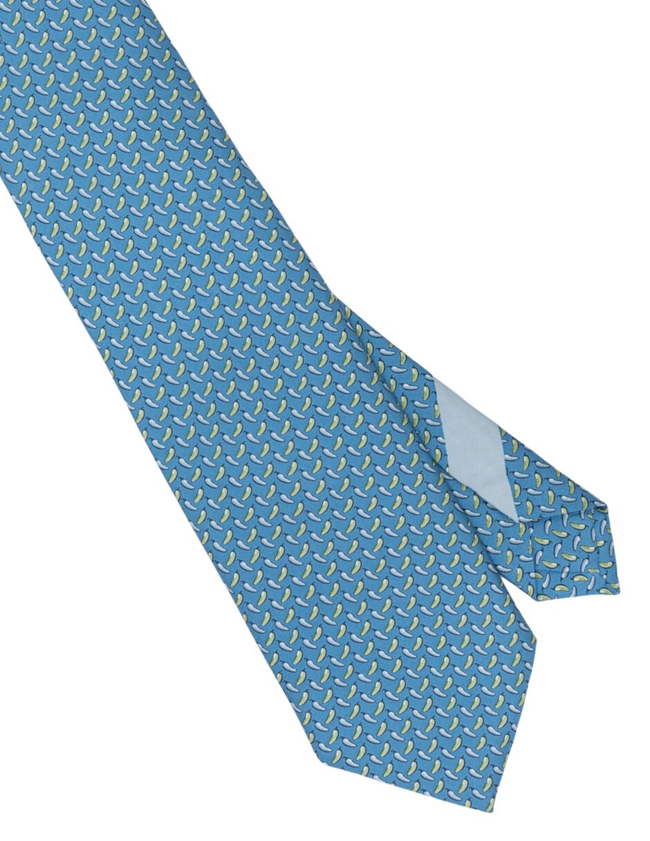 Corbata p covalin chiles de méxico de seda estampado gráfico para hombre