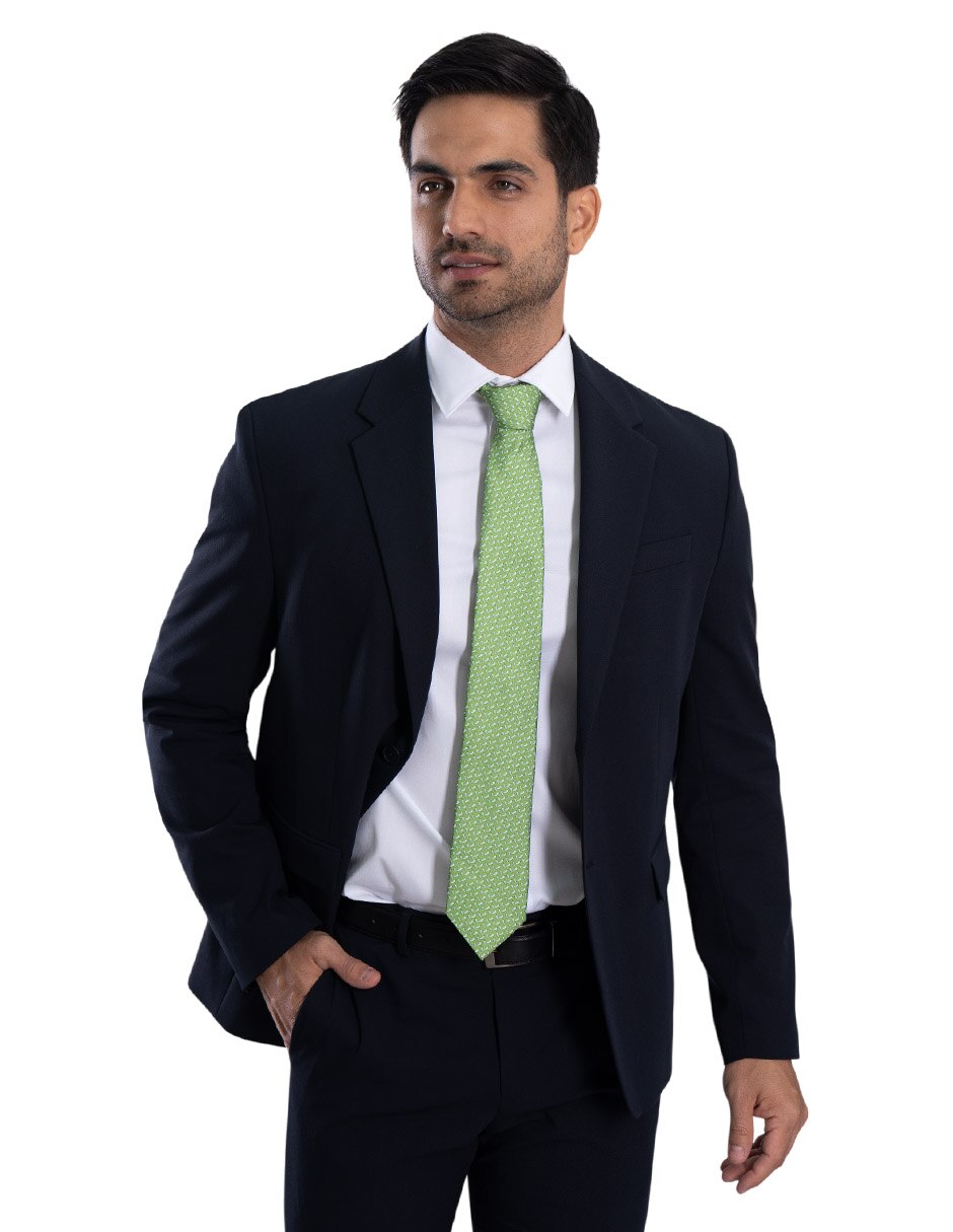 Corbata P Covalin regular de seda para hombre