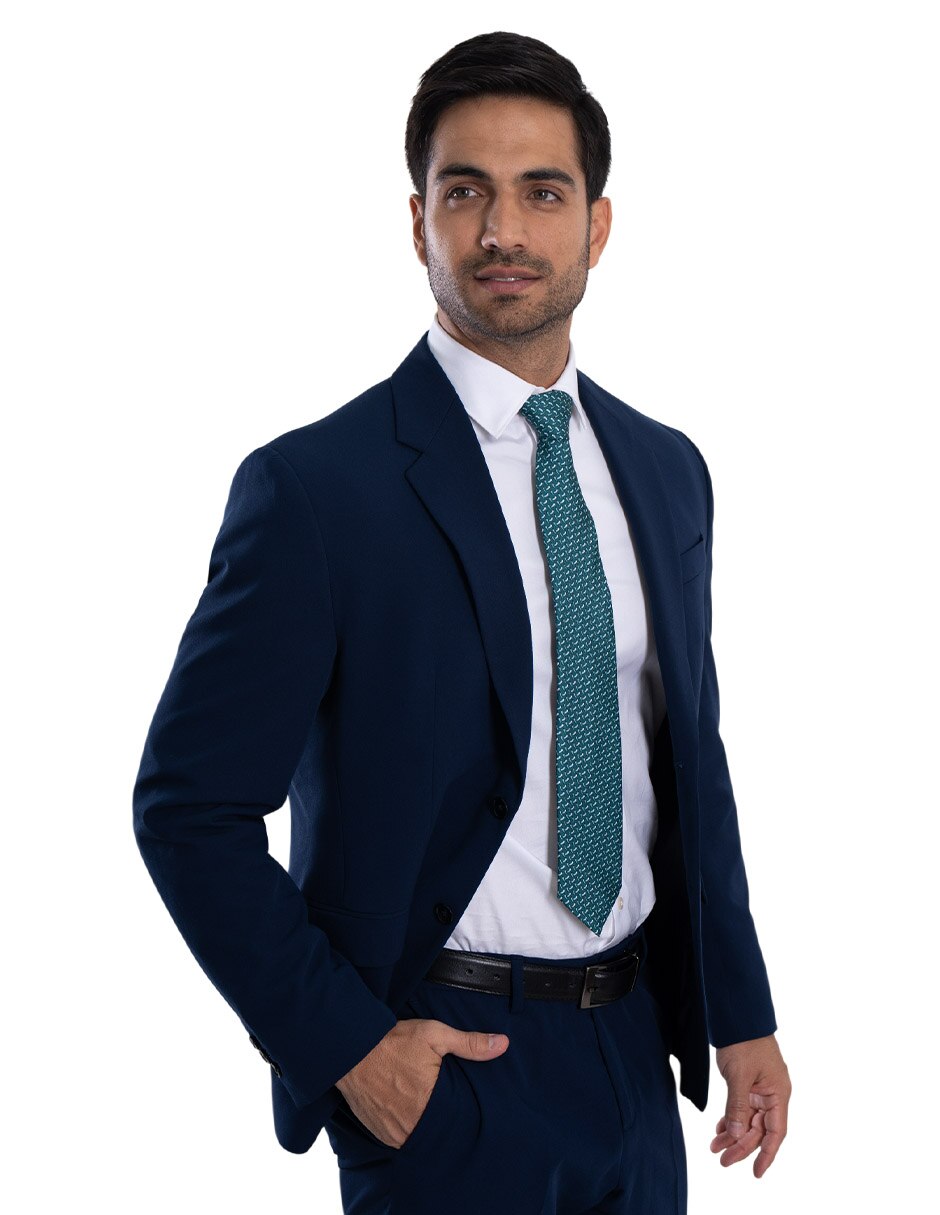 Corbata P Covalin regular de seda para hombre
