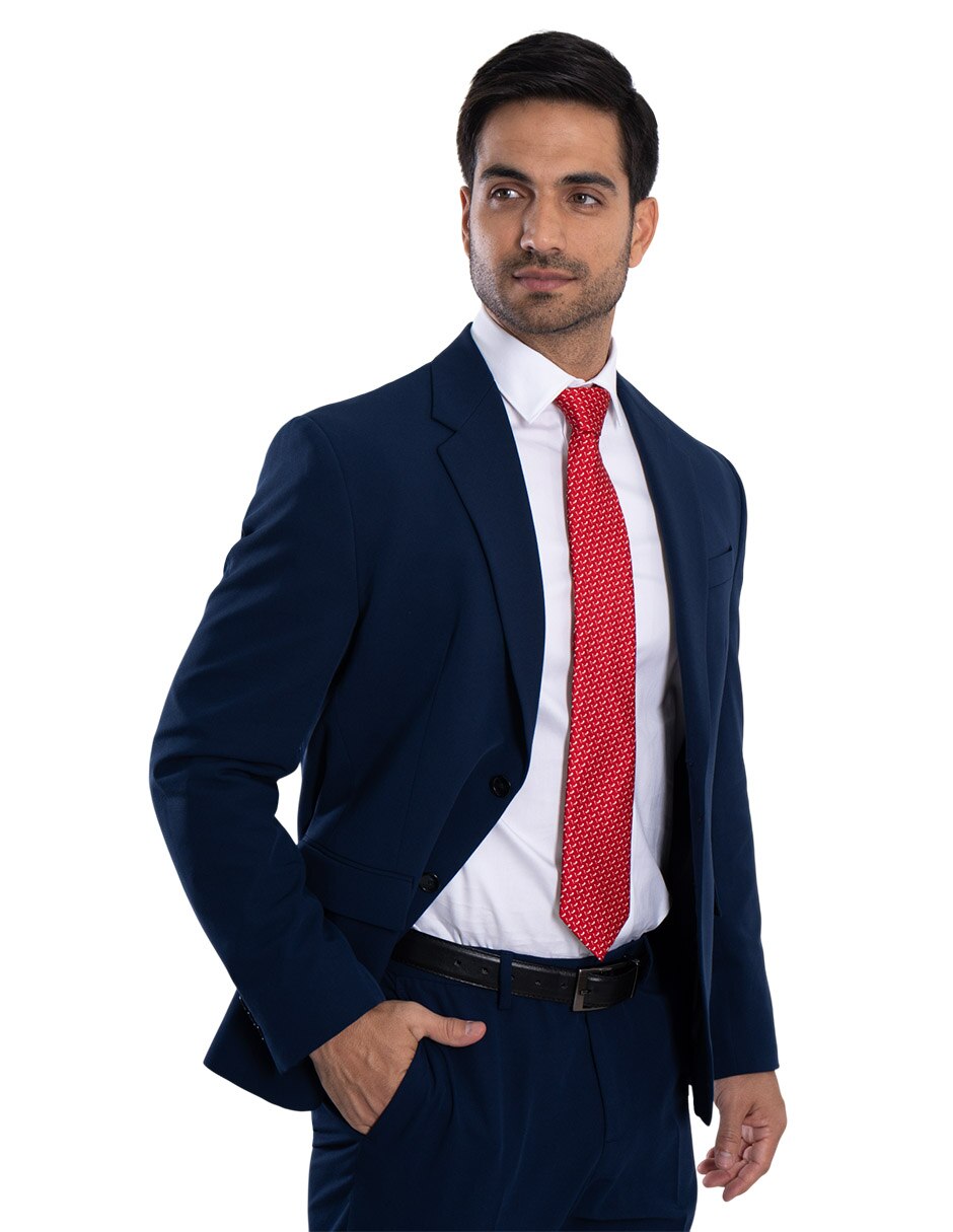 Corbata P Covalin regular de seda para hombre