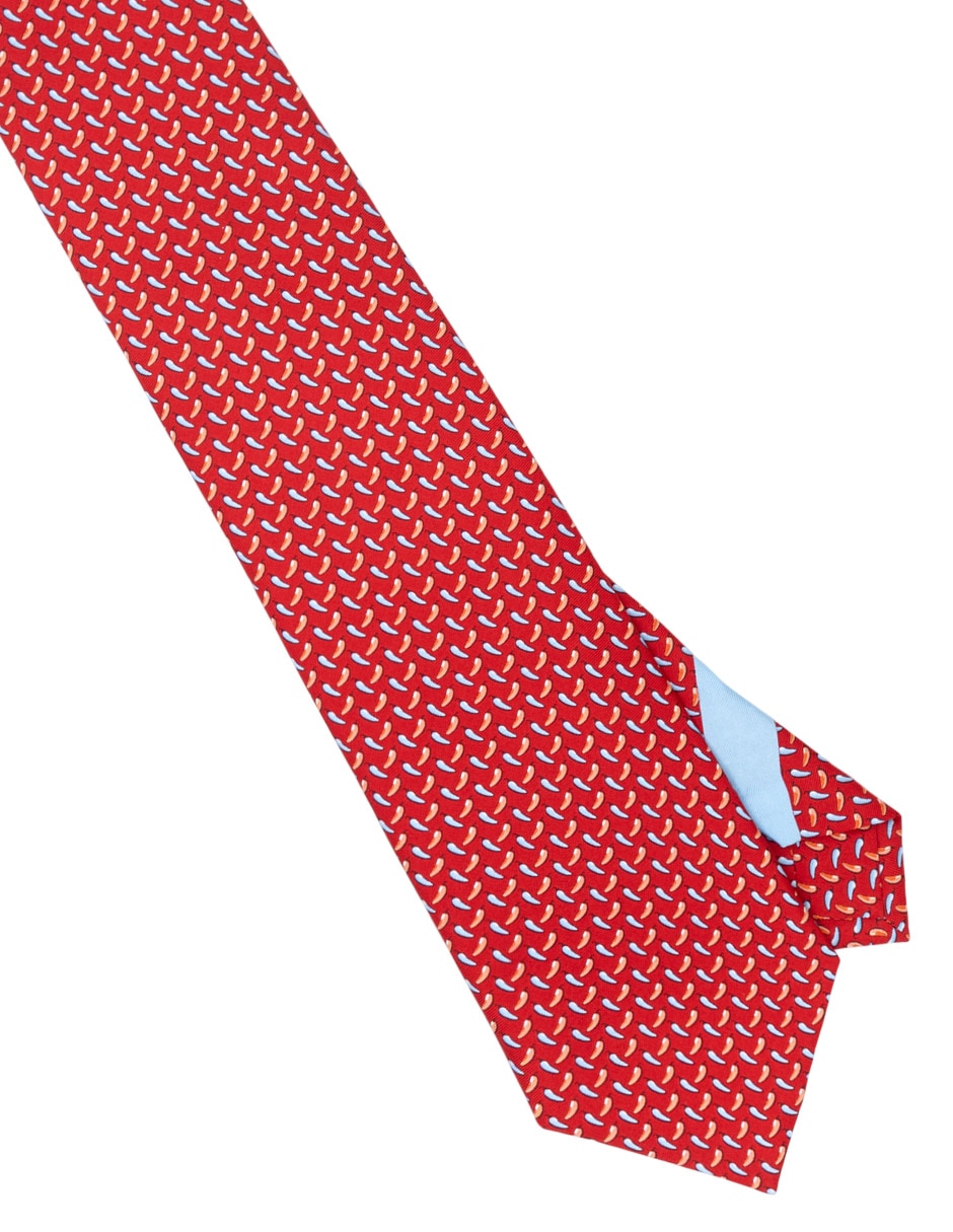 Corbata P Covalin regular de seda para hombre