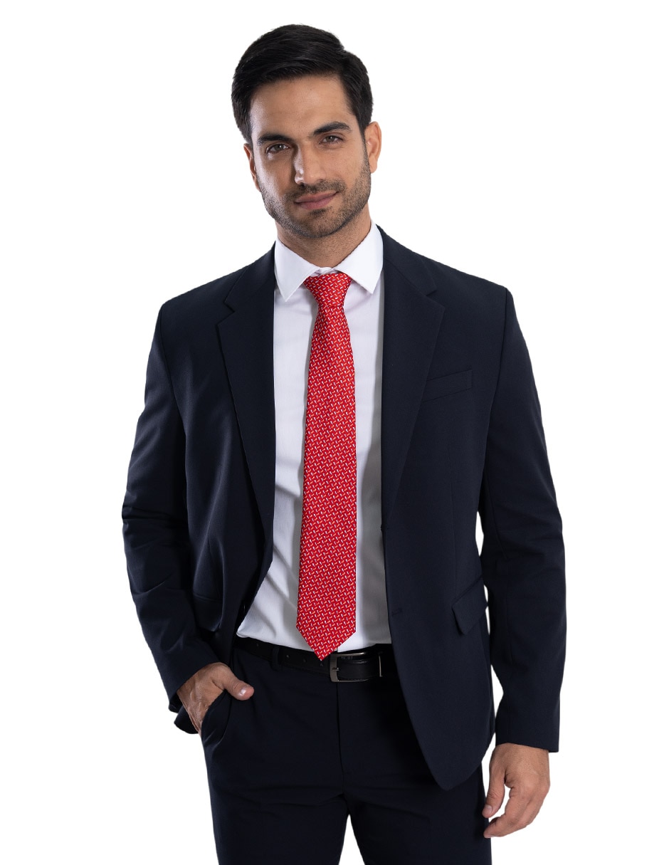 Corbata P Covalin regular de seda para hombre