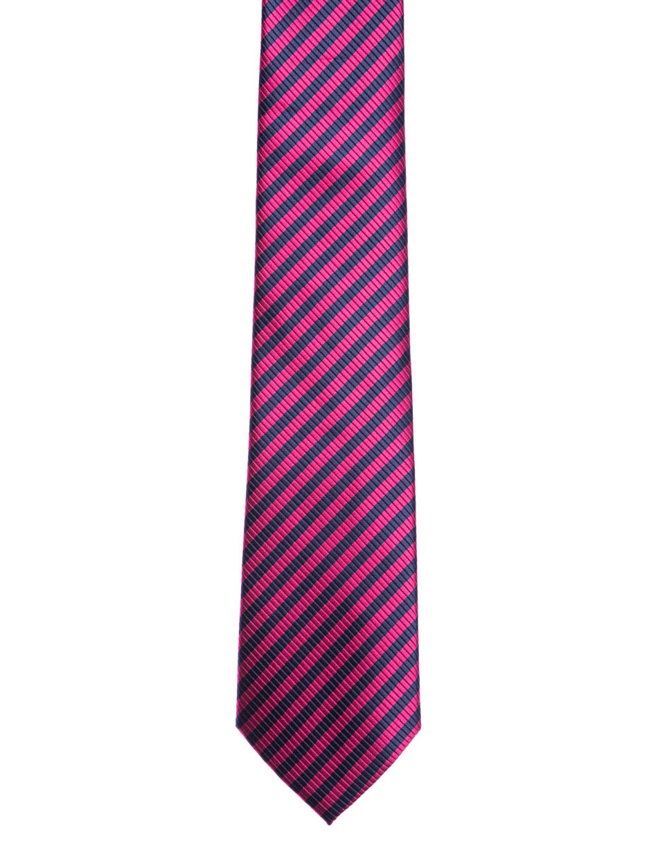 Corbata regular estampado a rayas para hombre 3
