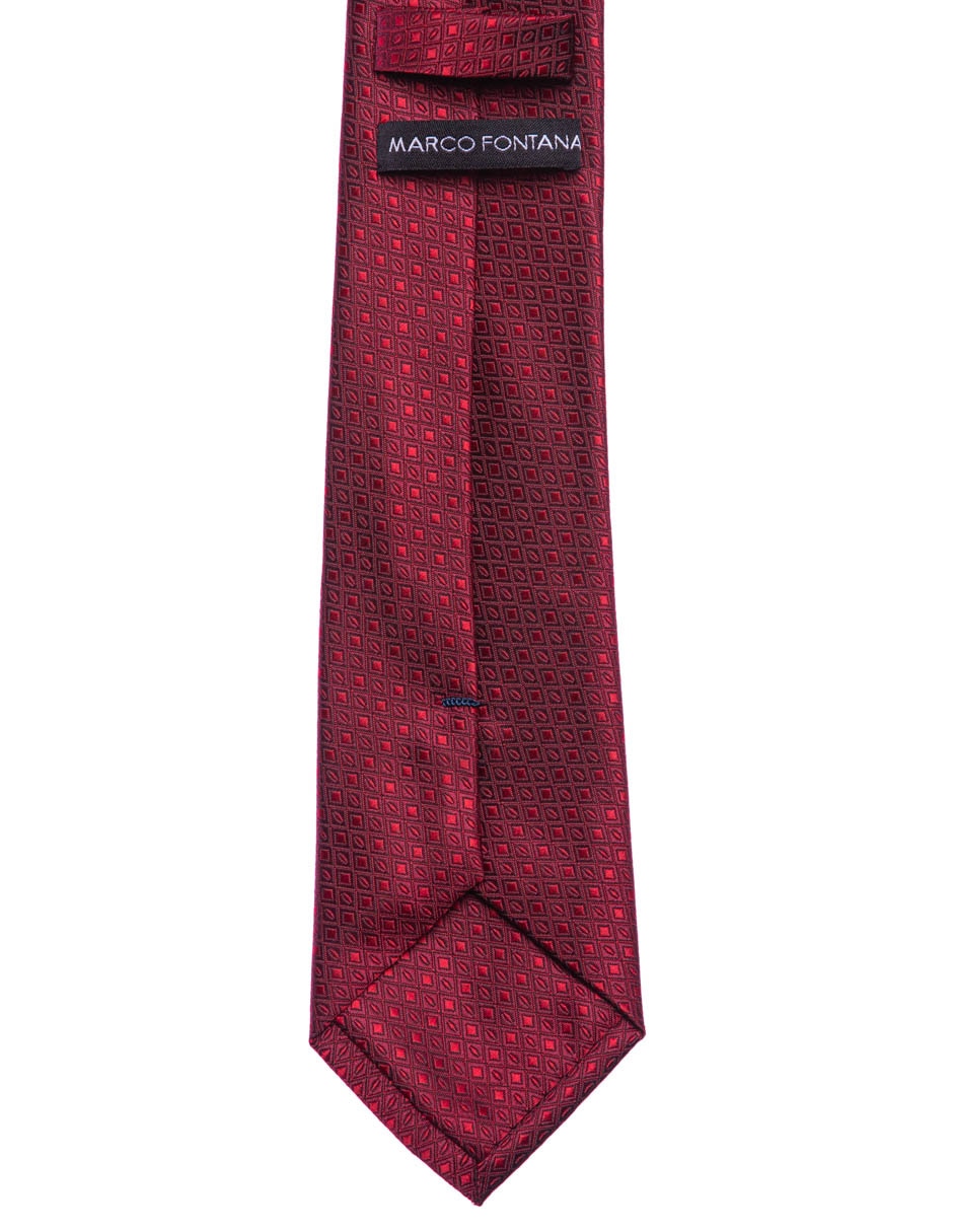 Corbata m fontana regular estampado para hombre