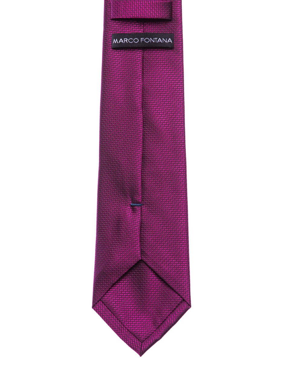 Corbata m fontana regular estampado a cuadros para hombre