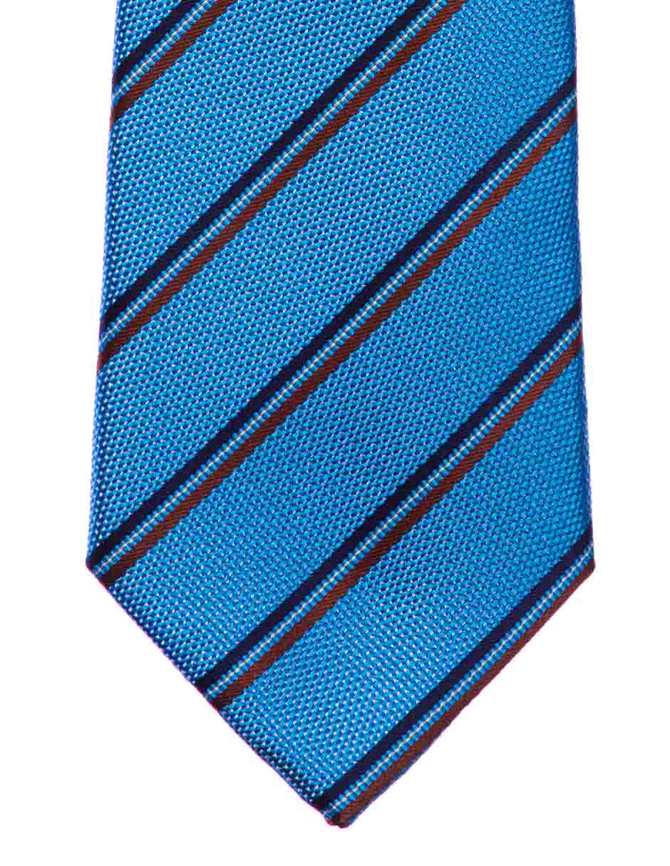 Corbata m fontana regular estampado a rayas para hombre