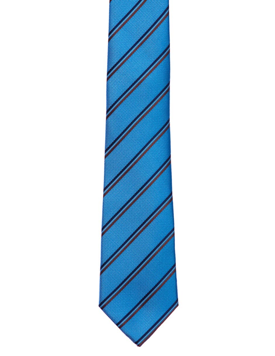 Corbata m fontana regular estampado a rayas para hombre