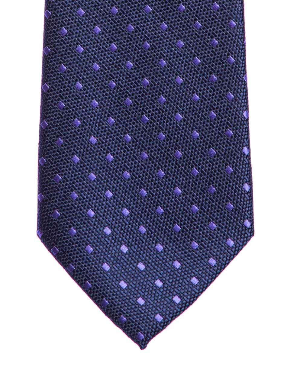 Corbata m fontana regular estampado a cuadros para hombre