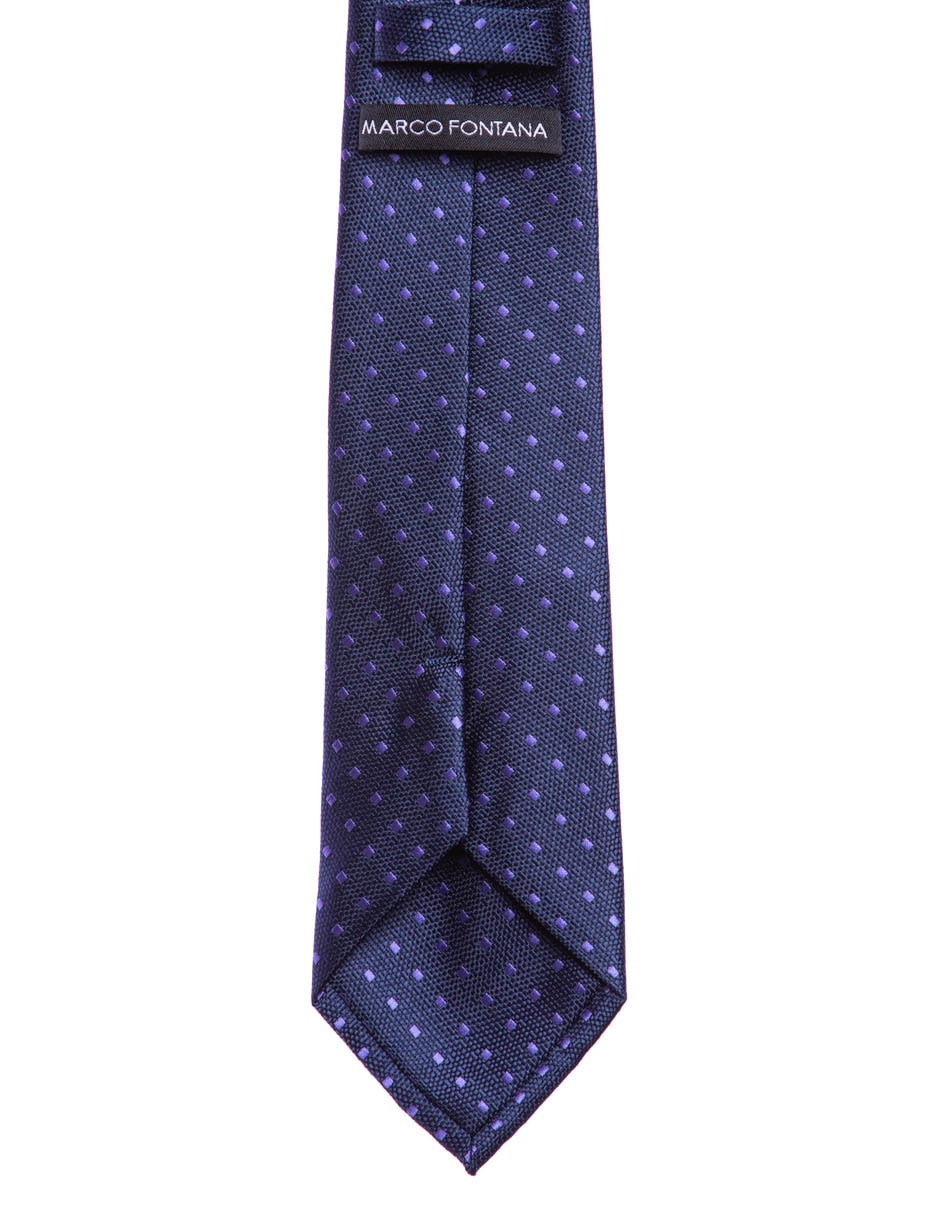 Corbata m fontana regular estampado a cuadros para hombre