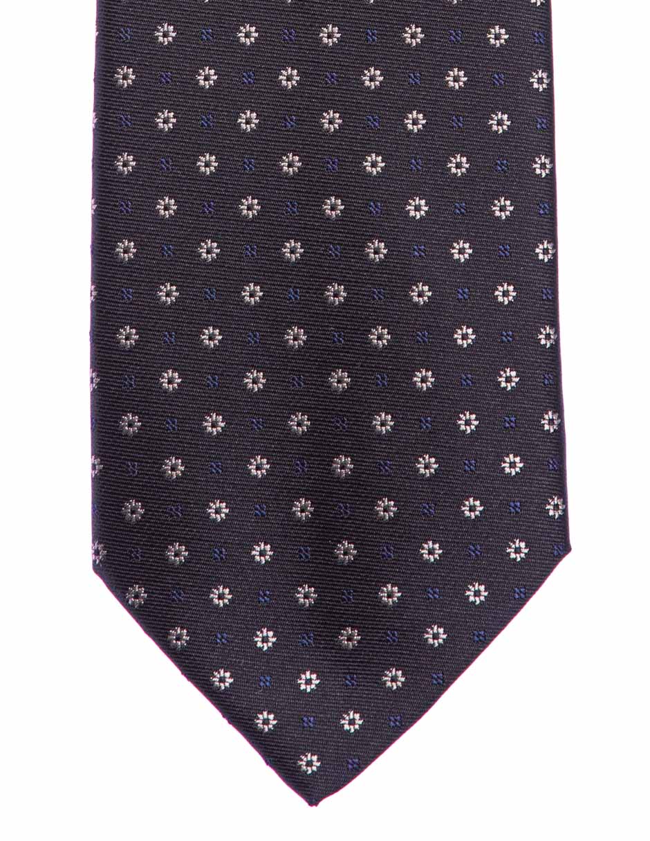 Corbata regular estampado floral para hombre