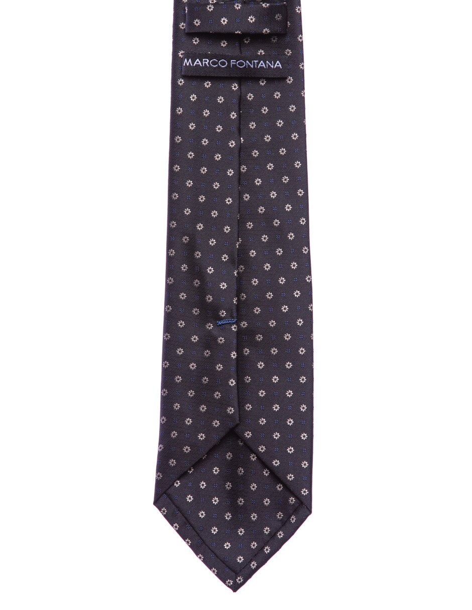 Corbata regular estampado floral para hombre 2