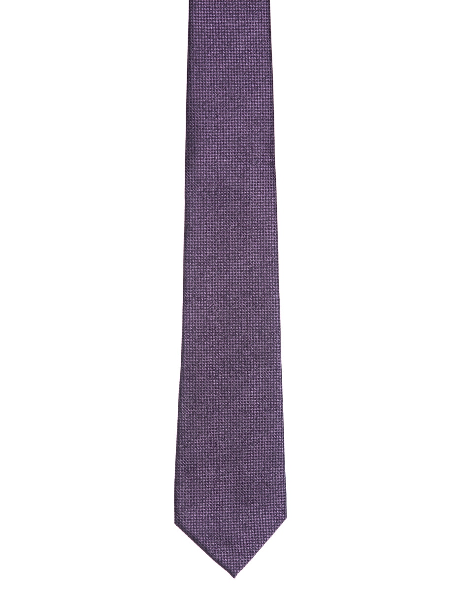 Corbata regular estampado a cuadros para hombre 3